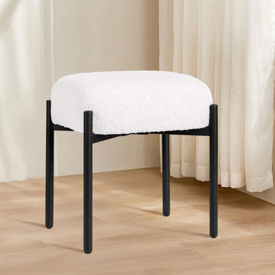 Ebern Designs Falonda Steel Accent Stool Reviews Wayfair